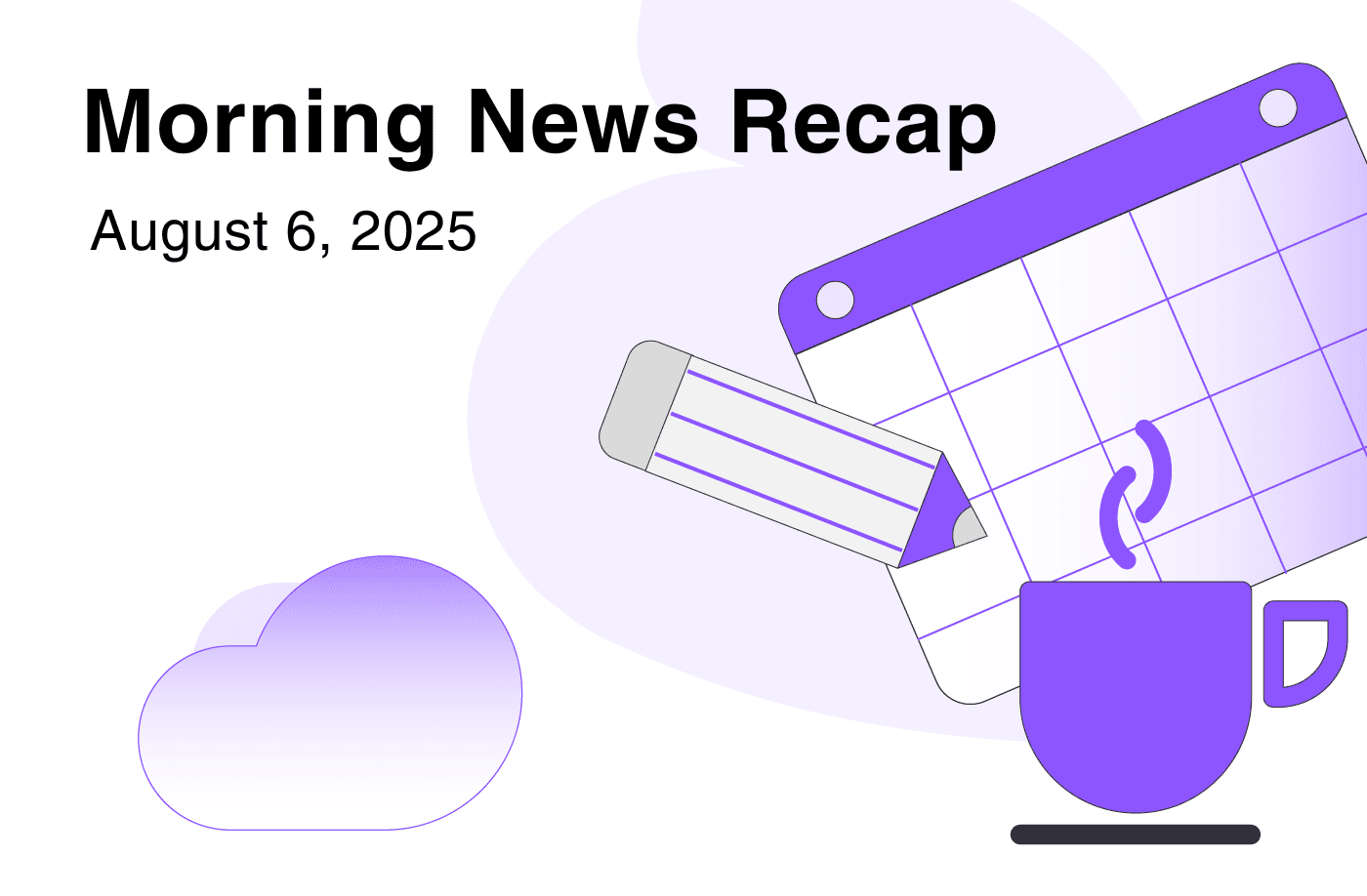 FameEX Morning Crypto News Recap | August 6, 2025